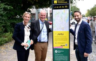 Eröffnung der ersten Mobiltätsstation in Potsdam am Bassinplatz