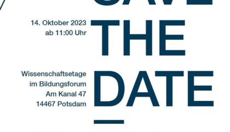 Save the date Bild für Terminankündigung