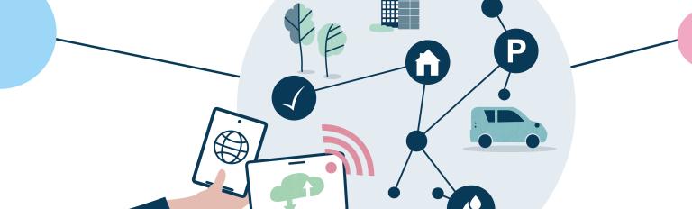 Hier wird die zentrale Rolle, welche die Urbane Datenplattform, kurz UDP, dargestellt. 