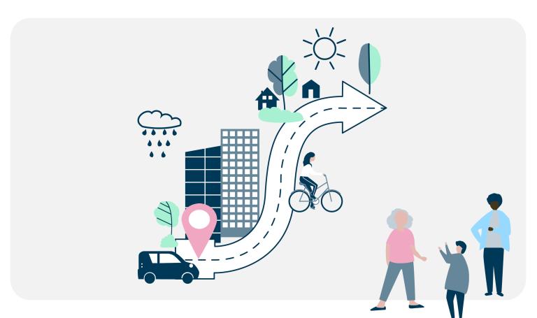 In dieser Abbildung werden Elemente für Verkehr dargestellt.